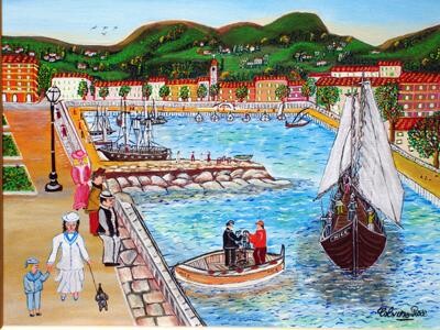 Rose Calvino - Le port de nice 1900